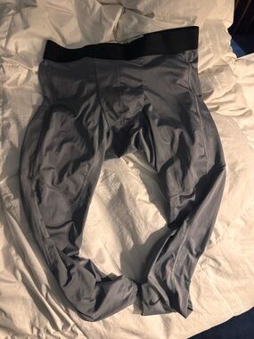 Nike Men's Gray Compression Socks/Underwear with Black Waistband